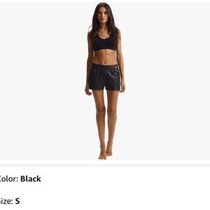 Commando Faux Leather Relaxed Shorts